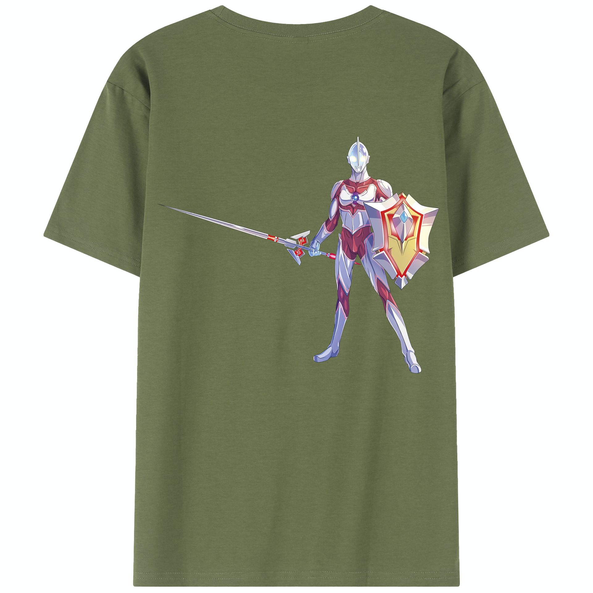 （画像用） ウルトラマン Ultraman 綿100％半袖Tシャツ（背面プリント）